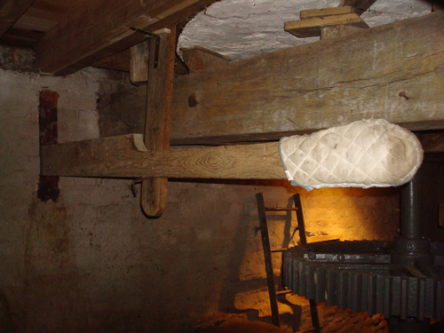 Operation of the control gate from inside the mill