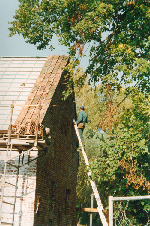 Work on the fa�ades and replacement of the roof tiles (2000)